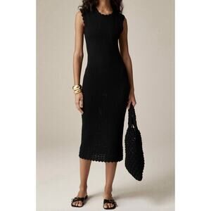 J.Crew Crochet Open-Back Midi Dress NWT 3X
